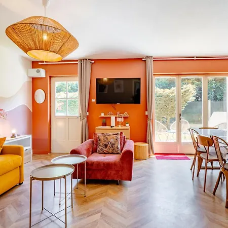 Le Terracotta - Terrasse - 8 Couchages - 3 Avec Lits King & Queen Size, Lits Superposes Pour Enfants Saint-Josse